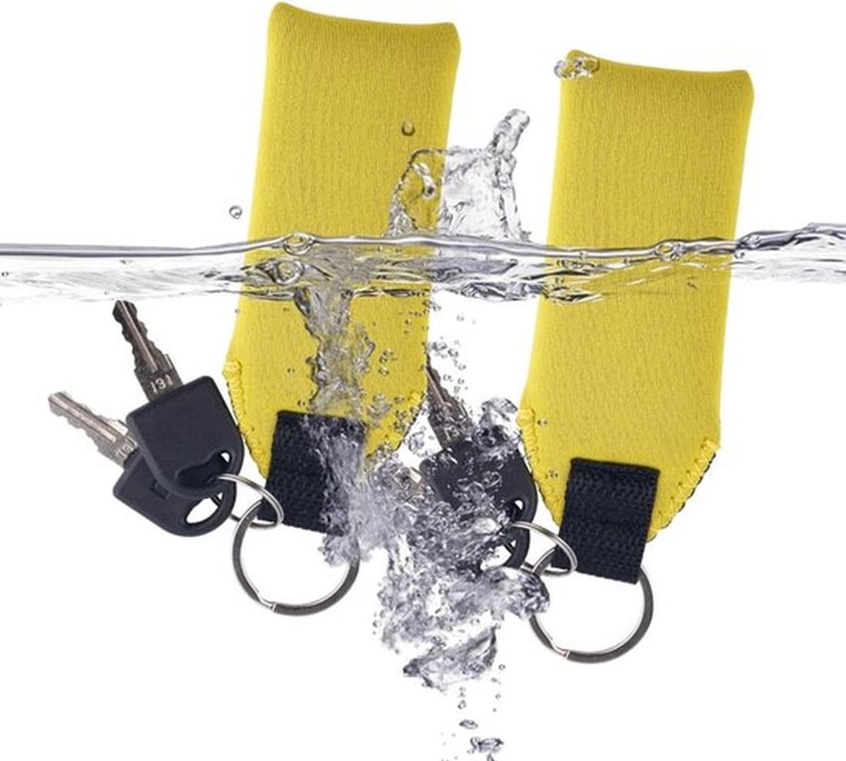 Drijvende Sleutelhanger Lichtgewicht - Neopreen - Waterdicht - Boot Sleutelhanger - 2 Stuks - Perfect voor Watersport