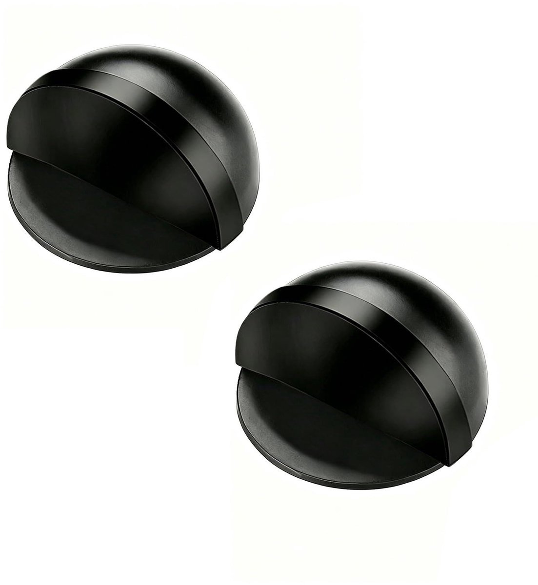 Solidchoice - 2 Stuks Zelfklevende Deurstoppers van Roestvrij Staal