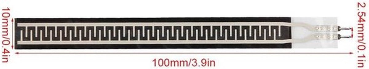 Druksensor - Flexibele druksensor - Hooggevoelig en ultradun - 0.25 mm dikte - Krachtsensor - Ideaal voor diverse toepassingen