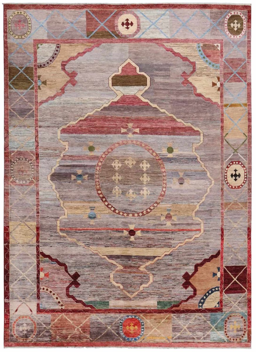 Authentieke Medaillon Handgemaakt Art Deco | Luxe Tapijt