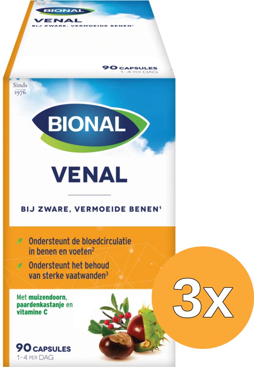 3x Bional Venal (90 capsules)