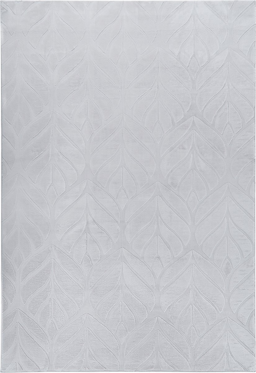 MITCHELL - Vloerkleed - Lichtgrijs - 160 x 230 cm - Kunstbont