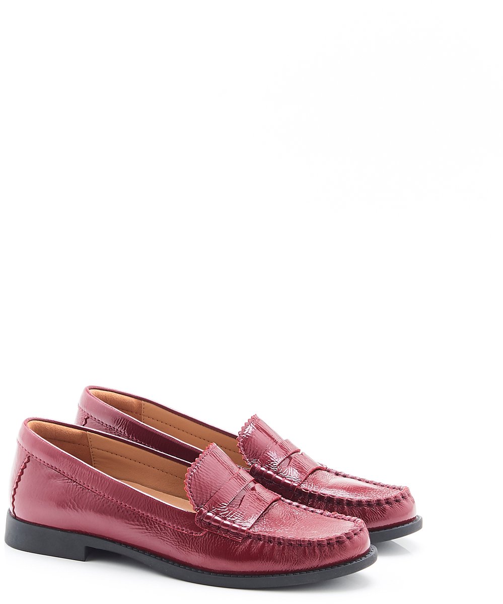 Damart - Mocassins met geplooid effect - Dames - Rood - 39