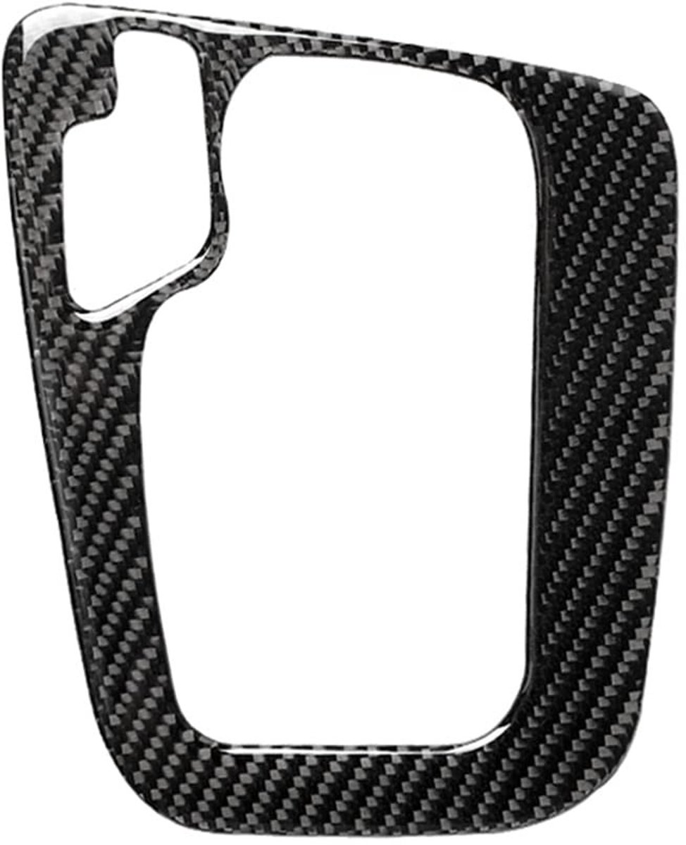 Dailygoods - MASO Middenconsole Cover Gear Shift Knop Trims Frame, ABS Carbon Fiber Center Console Gear Shift Panel Cover, Compatibel met B/M* W 3-serie E46 1998-2005
