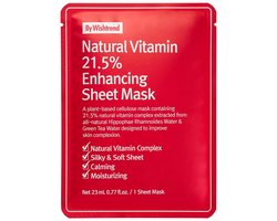 By Wishtrend Natural Vitamin 21,5% Enhancing Sheet Mask 23 ml