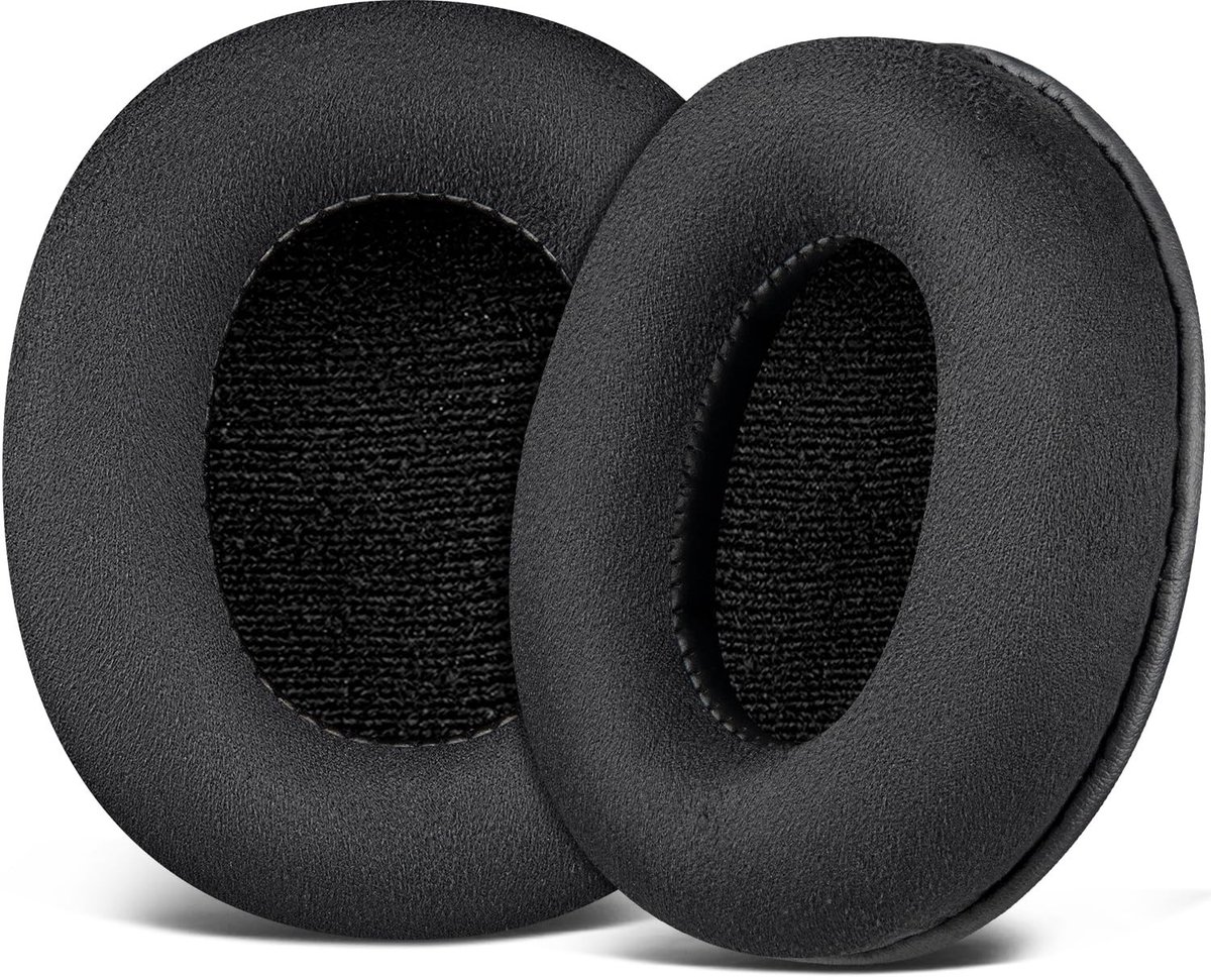 Dailygoods - SOULWIT Micro Suede Vervangende Oorkussens voor Sony MDR-7506 MDR-V6 MDR-V7 MDR-CD900ST Monitor Hoofdtelefoon, Earpads Cushions met Schuim met Hoge Dichtheid