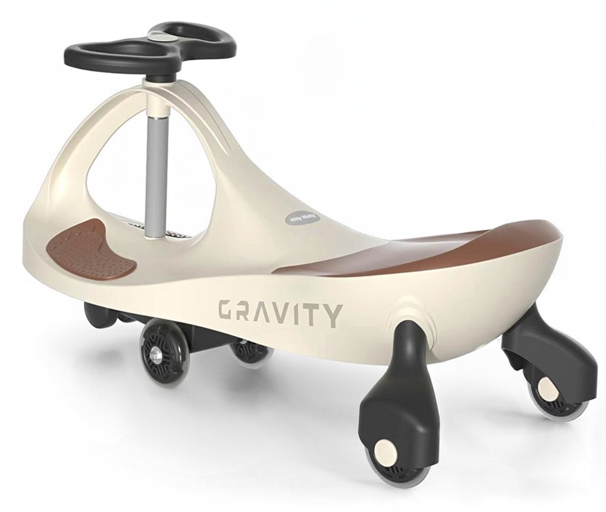 Milly Mally Gravity loopauto met LED-wielen - Wiggle car