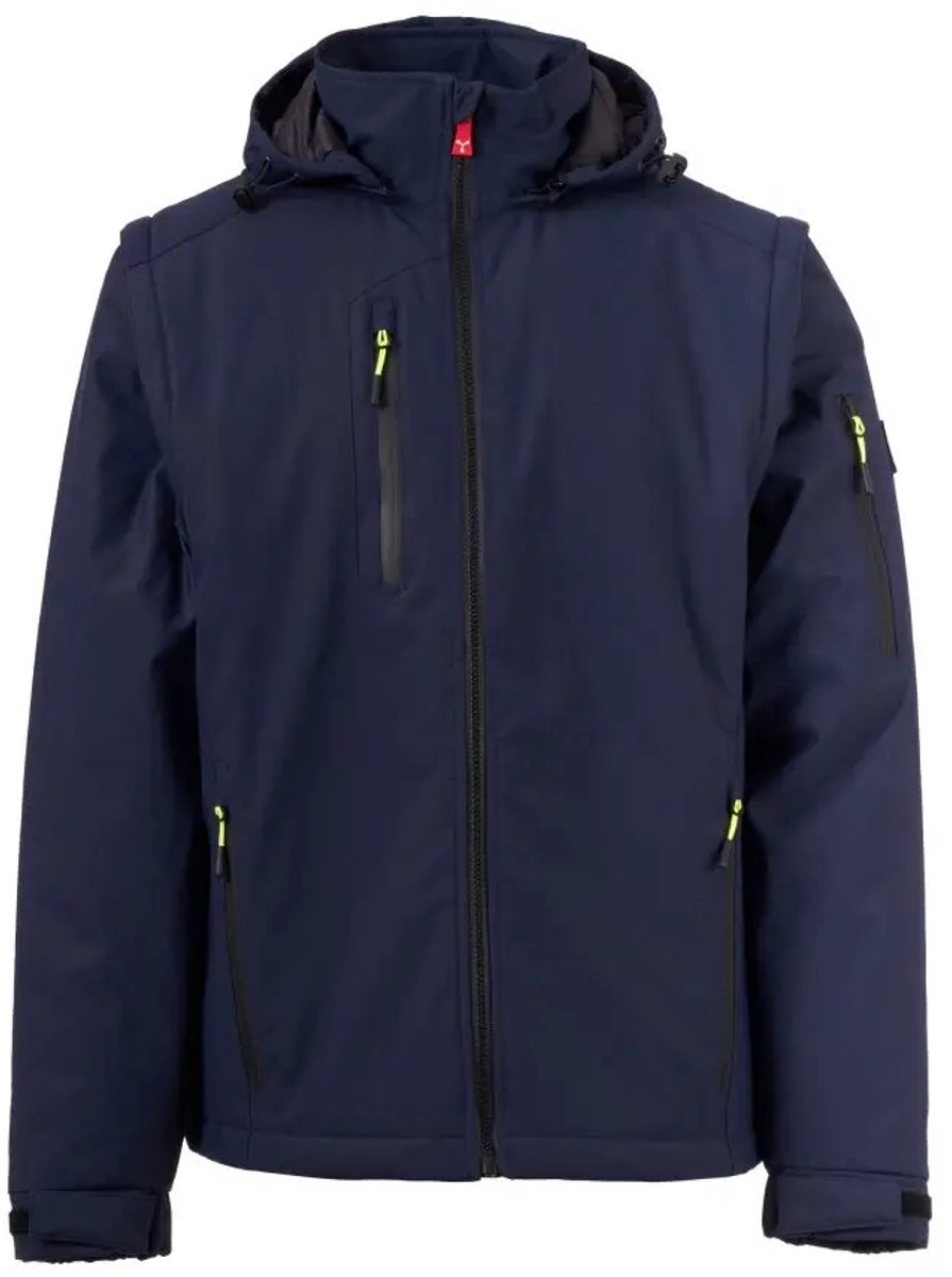 2 in 1 waterdichte jas Payper Wear Creek Lite Pad Marineblauw