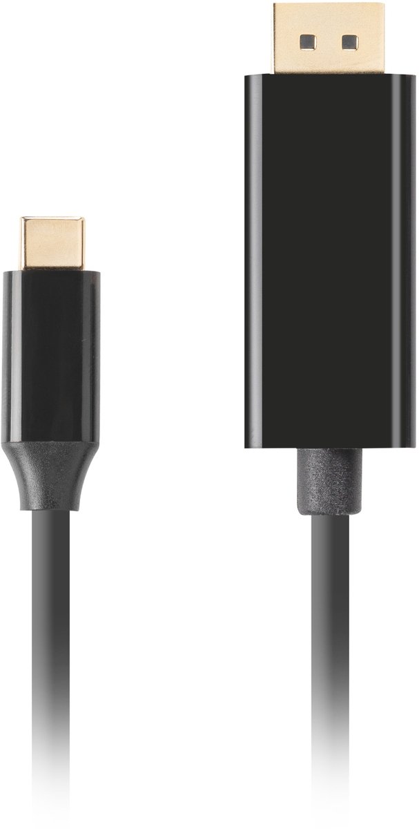 Lanberg Adapterkabel Usb-C Naar Displayport 1,8M 4K 60Hz Voor Computer