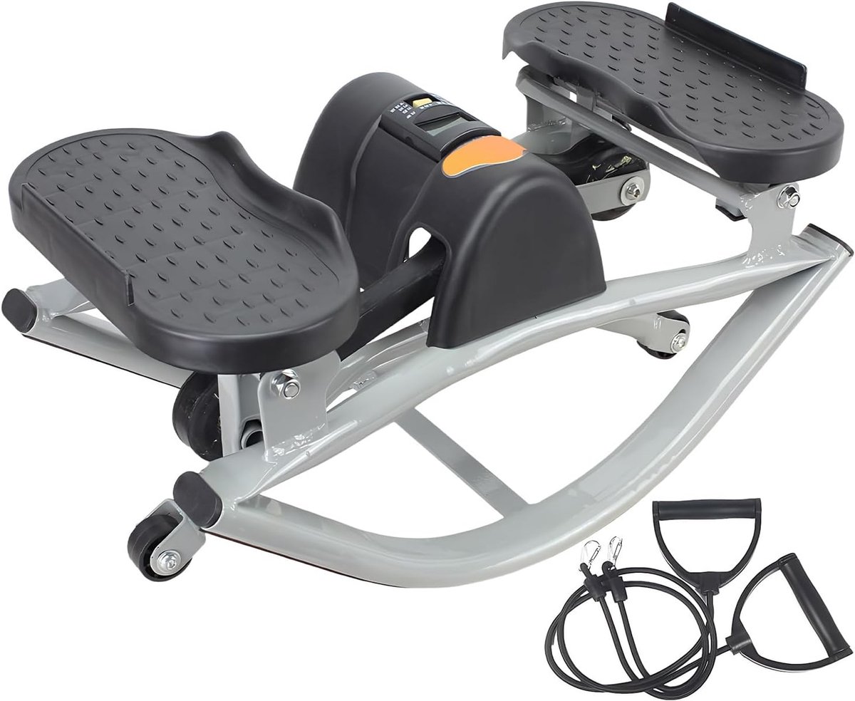 Stappentrainer Been Trainer - Core Bilspier Trainer - Effectieve Thuisworkout - Compact Ruimtebesparend Design - 7.17 kg - Zwart