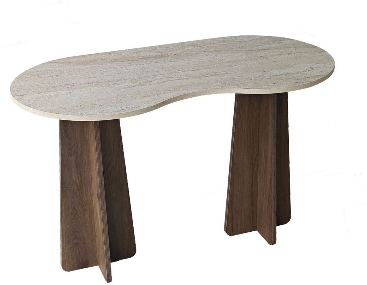 CALICOSY - Kantoor met organisch gevormd blad L120 cm COMO
