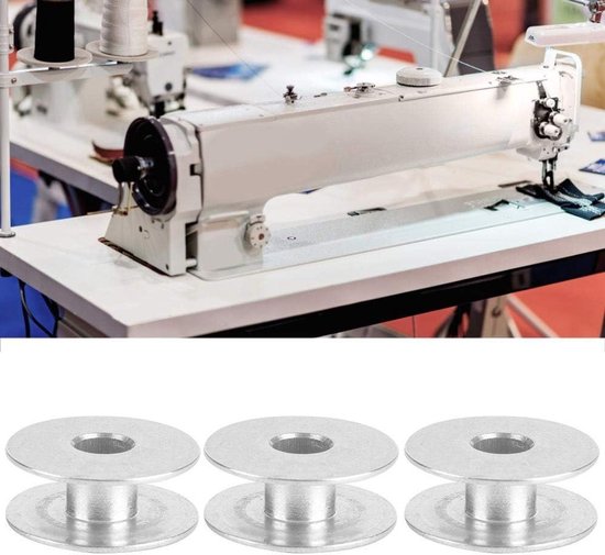 Lege Aluminium Spoelen voor Industriële Naaimachines, Set van 100 voor Efficiënt Naaiwerk en Creatieve Projecten van Merkloos — afbeelding 2