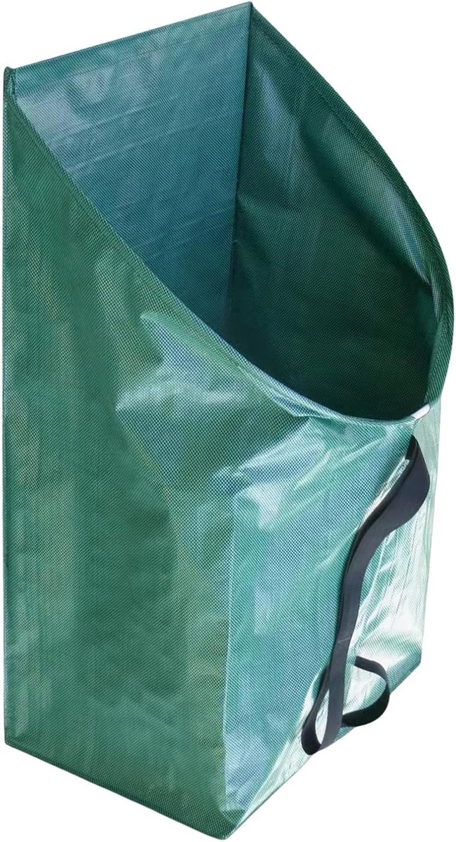 Tuin Opruimzak - Bladcontainer Handig - Afval Verzamelen - Inklapbaar Ontwerp - 200 Liter Capaciteit - Donkergroen