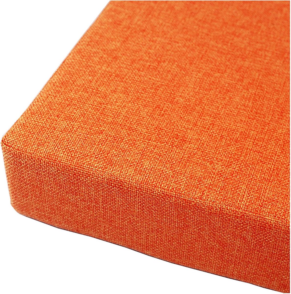Terras Kussen - Zitkussen Bank - Buiten Zitten - Anti-slip Onderkant - 200x30x5cm - Oranje
