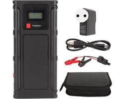 Draagbare Autostarter - Jump Starter - Voertuig Starten - 2000A Piekstroom - 18000 mAh - Zwart