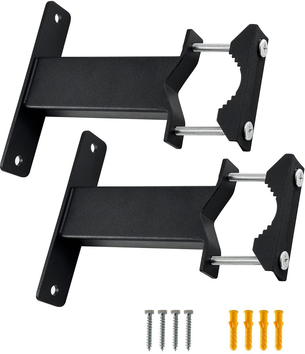 Dailygoods- Parasolhouder met V-vormige klem - Parasolhouder voor balkon - Parasolhouder voor verschillende diameters - Schokbestendig - Ruimtebesparend - Eenvoudige installatie - Parasolclip