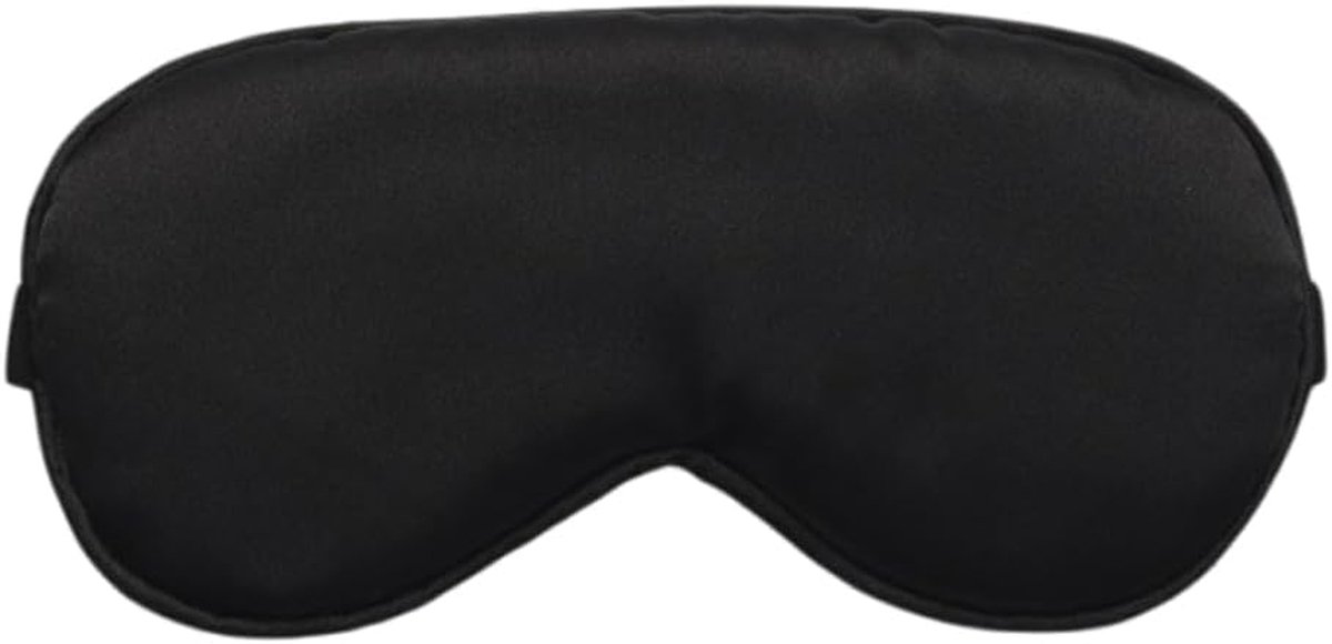 Slaapmasker - Oogmasker - Reizen slapen - Verduisterend ademend - 2 stuks - Zwart