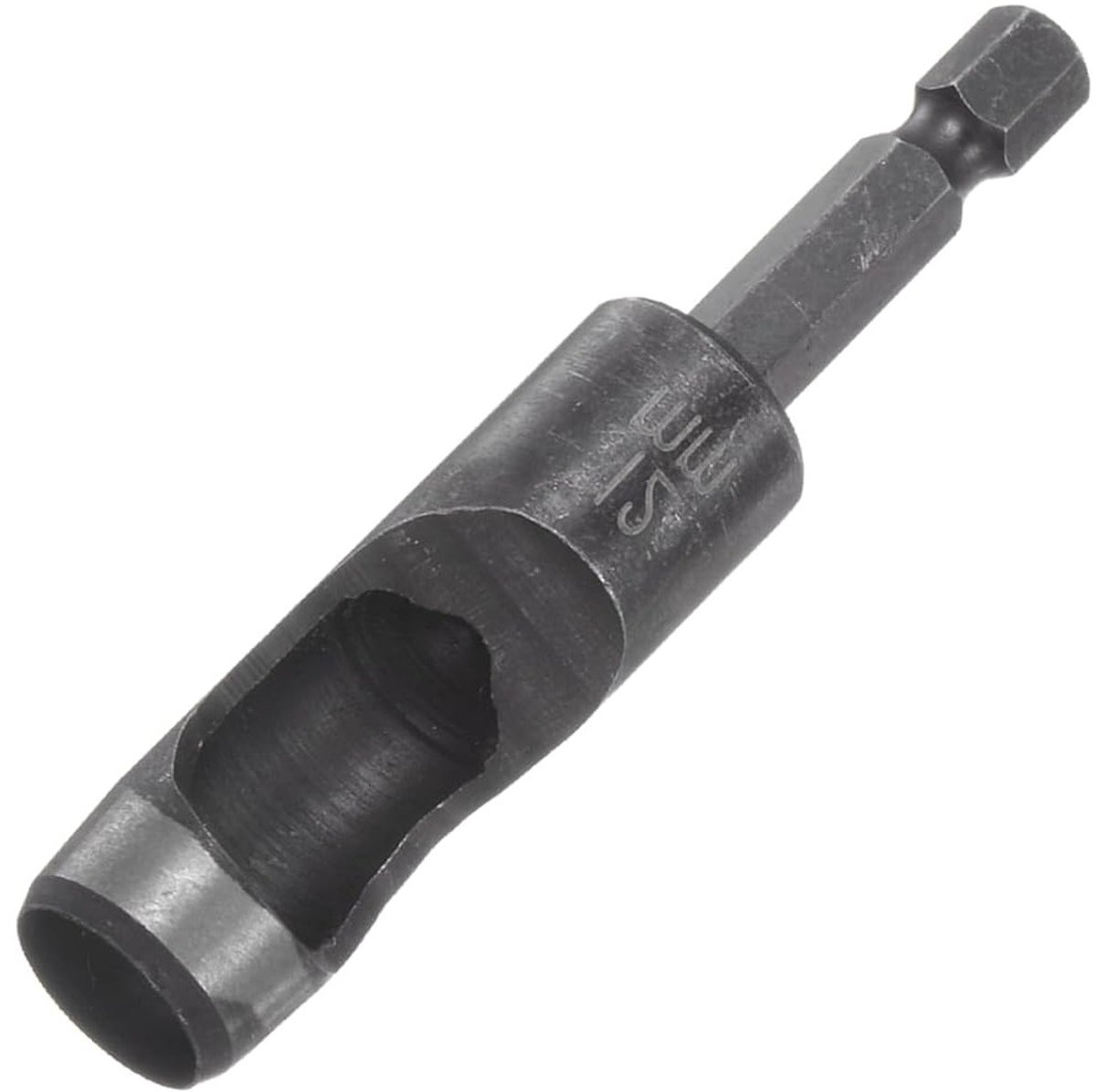 Perforator voor leer met een diameter van 12 mm, gemaakt van hoogwaardig koolstofstaal - ideaal voor rubber, papier en zachte materialen