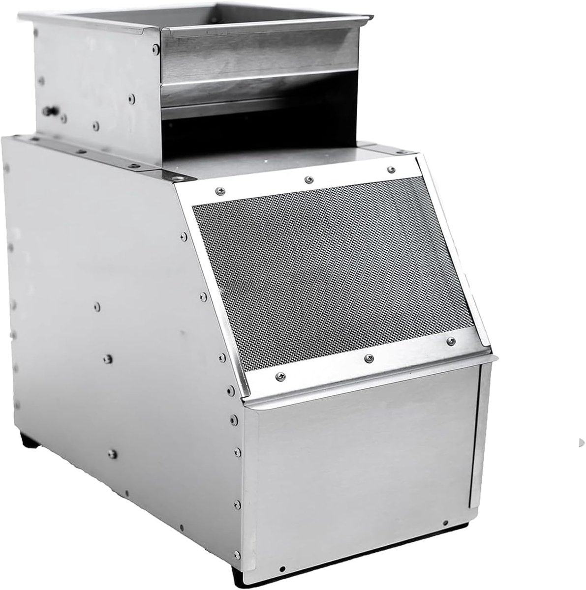 Elektrische Graanreiniger - Graan Sorteerder - Graan Zaden Scheiden - Instelbare Uitlaat - 40 x 19 x 39 cm - Zilver