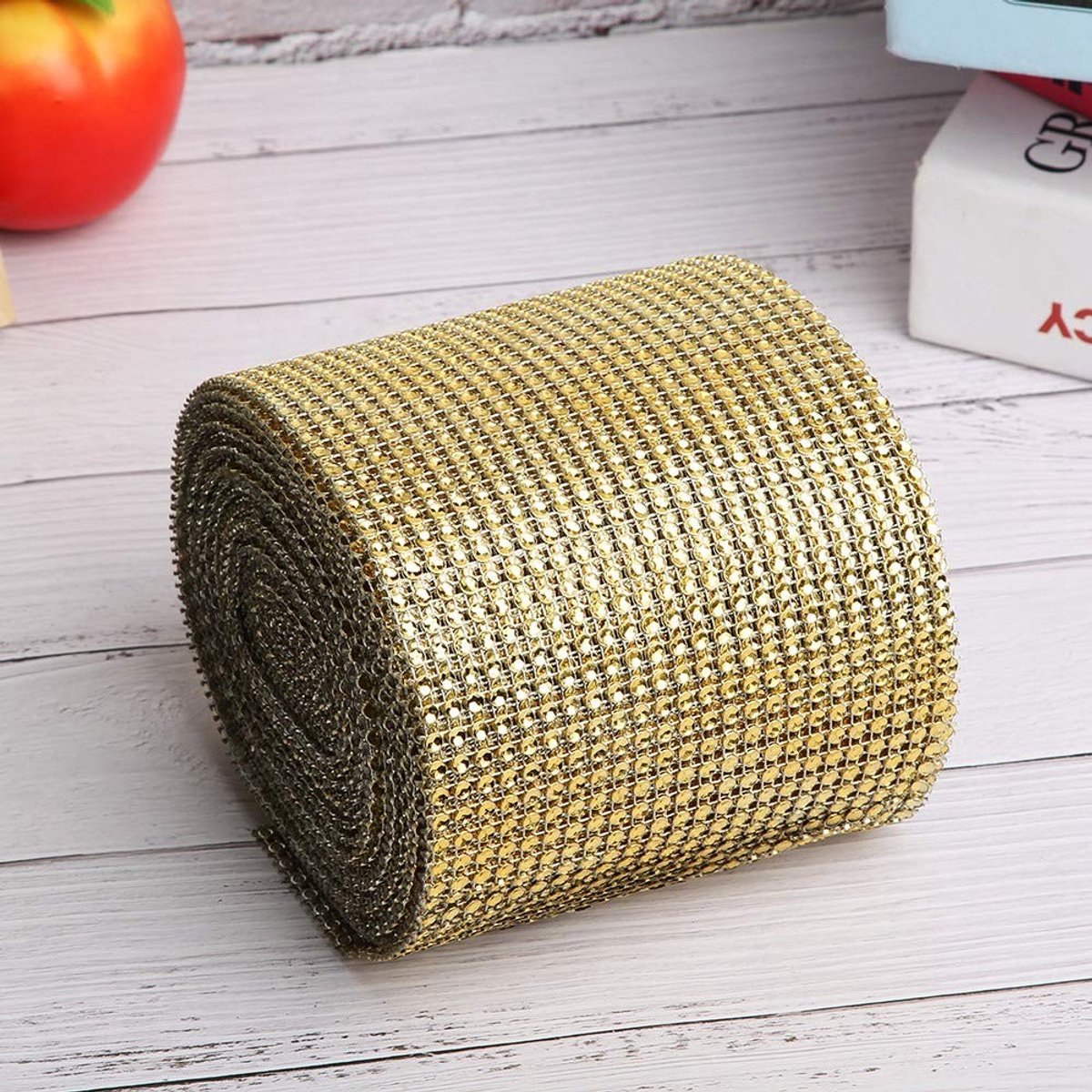 Dailygoods- Lint 9m - Galvaniseren Stroken - Mesh Bruiloft Decoratie - Kleding Decoratie - Handwerk Collectie - Hoogwaardige Kwaliteit - Decoratielint