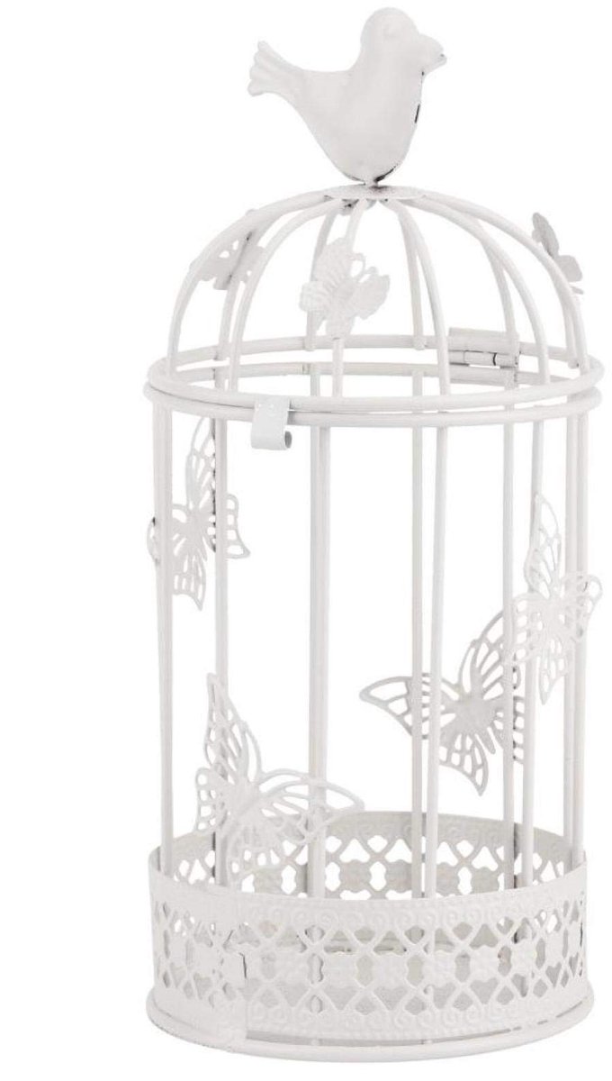 Dailygoods- Vogelkooi Kandelaar Stabiele Basis - Holle Vogelkaarsstijl - Hoogwaardig IJzermateriaal - Decoratie Tafel Bureau - Vintage Ornament