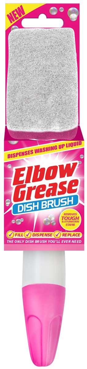 Elbow Grease Afwasborstel - Afwasaccessoire - Sterke borstel, ergonomische handgreep