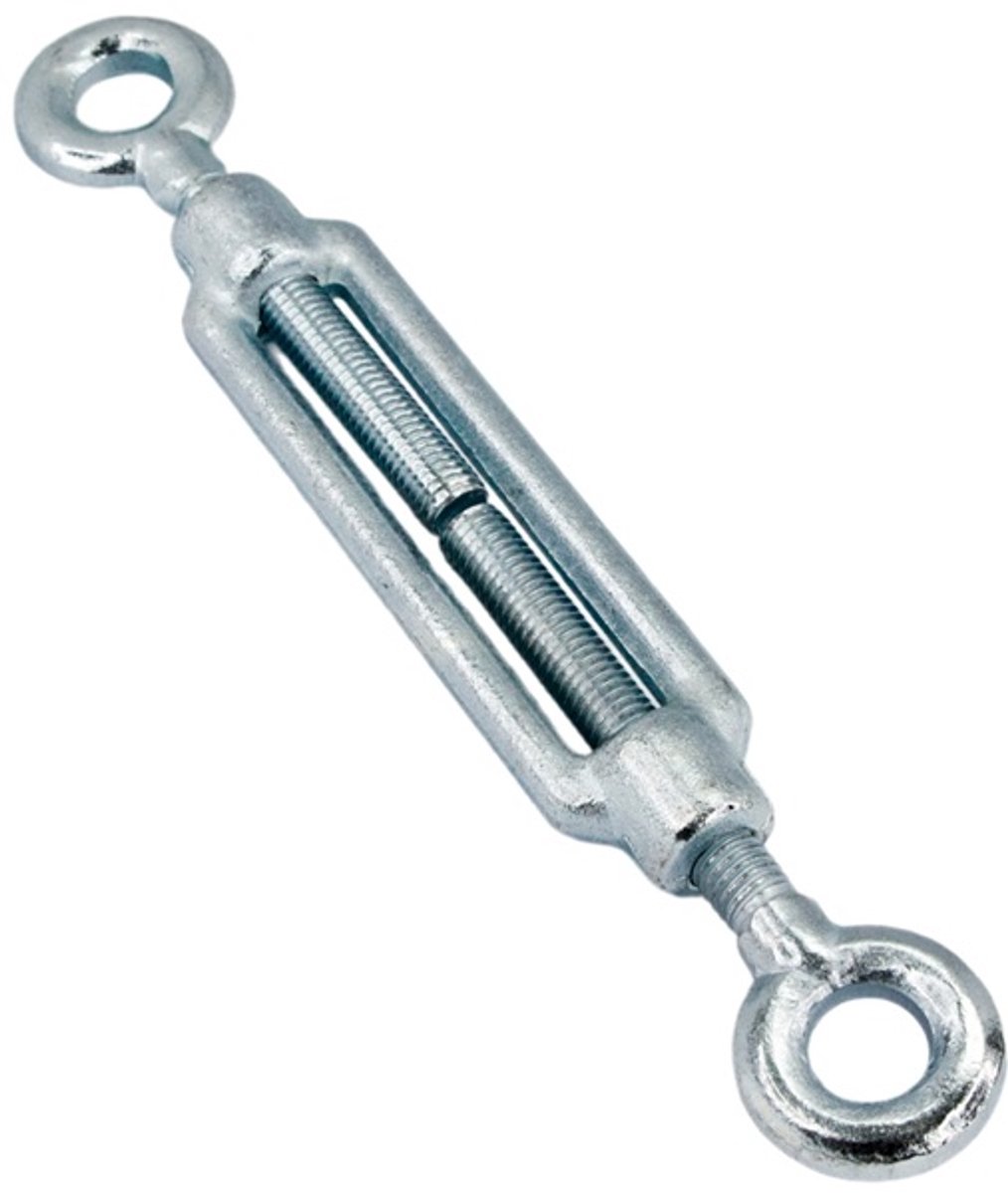 m14 draadspanner oog - oog verzinkt - spanner - spanschroef - windverbandspanner - constructiespanner - schoorspanner