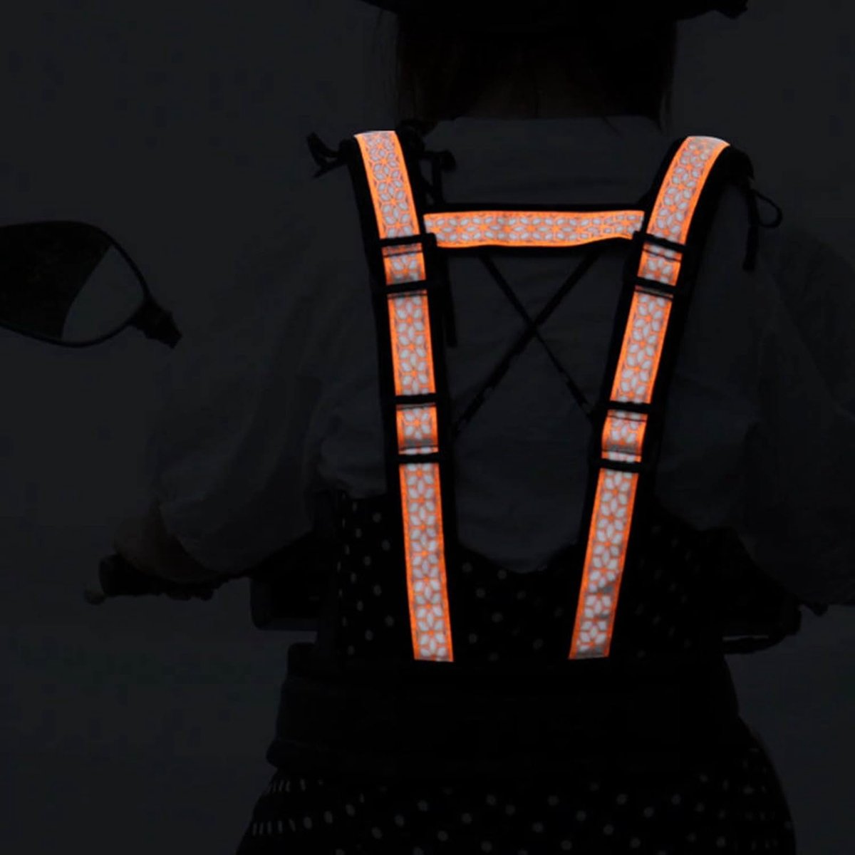 Kinderveiligheidsgordel - Motorriem - Veilig Motorrijden - Verstelbaar Reflecterend - 2-12 Jaar - Oranje