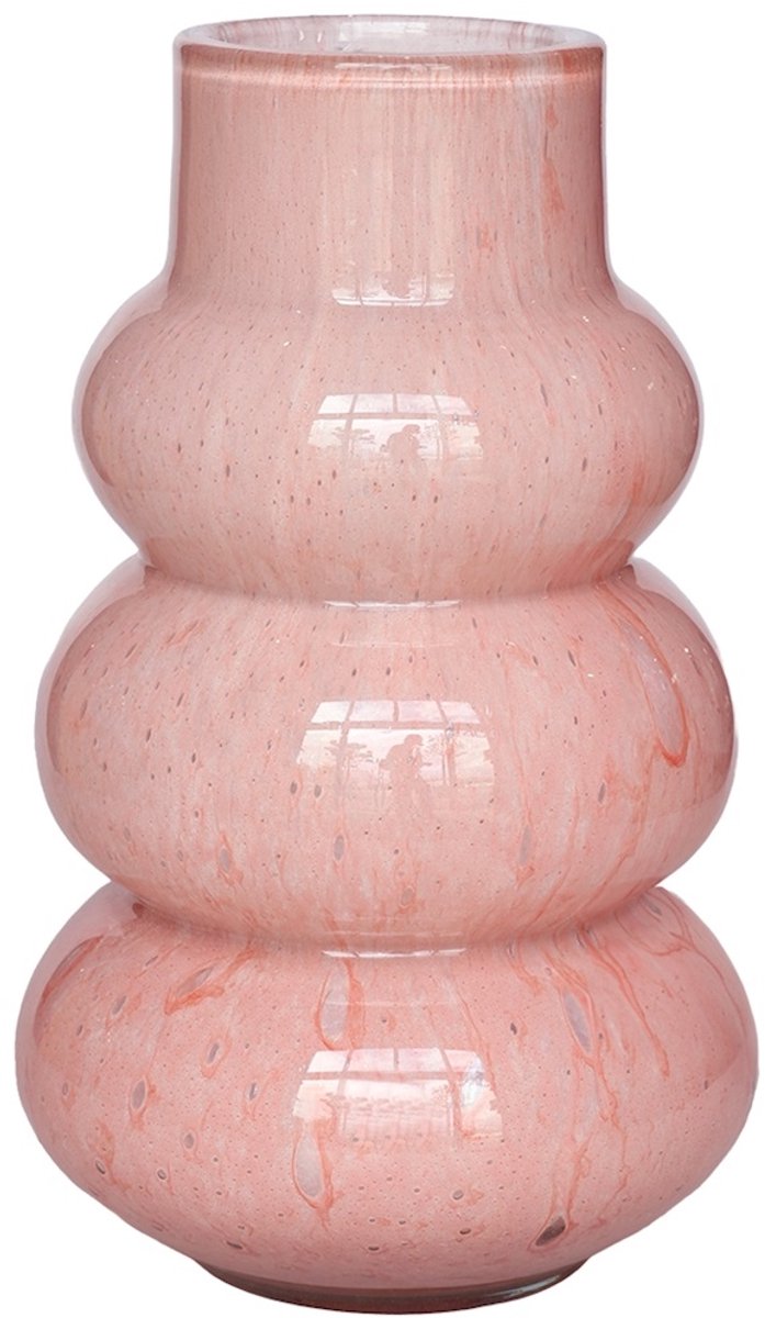 Vase The World Vaas Lomami Elite | Roze - Pink | Mondgeblazen glas | D18xH30 cm