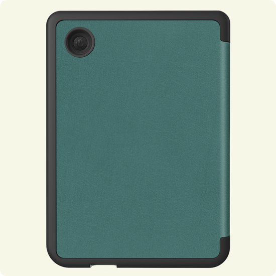 Hoes Geschikt voor Kobo Clara 2E - E-reader Bescherm Hoesje Case Sleep Cover Trifold - Hoes Geschikt voor Kobo Clara 2E Hoesje - Donkergroen — afbeelding 5