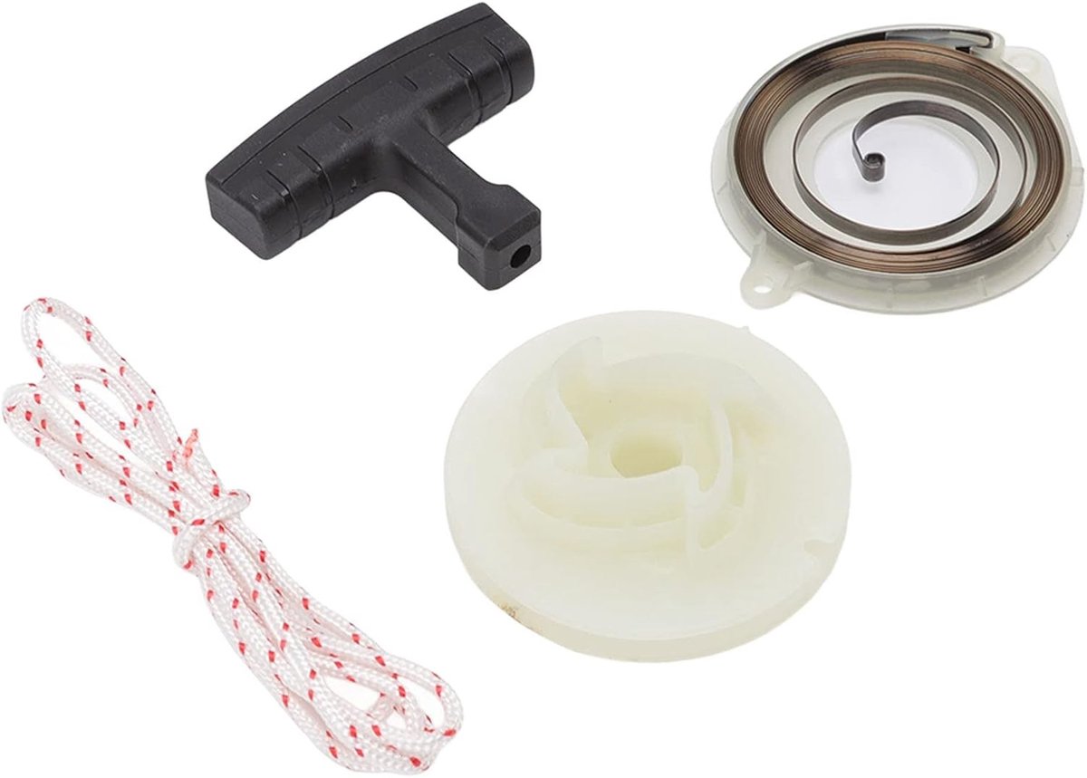Starter Pulley Spring Reparatiekit voor Trekstartmechanismen, Geschikt voor Husqvarna 445e, 450, 455 en 460, Duurzaam en Betrouwbaar