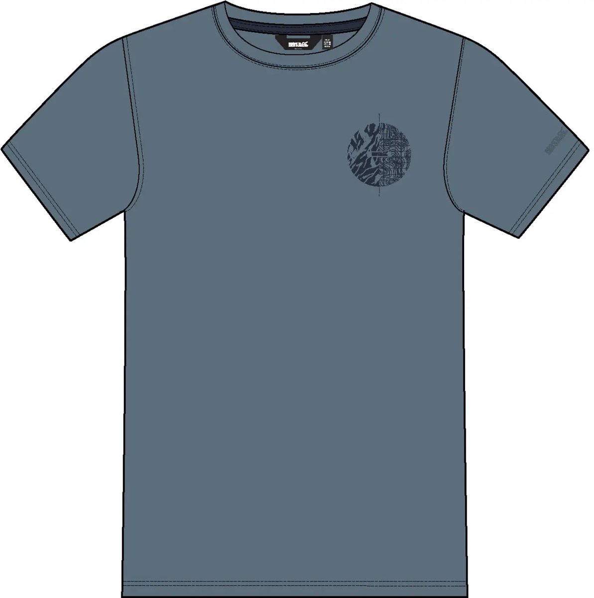 T-shirt Regatta Cline IX Grijs