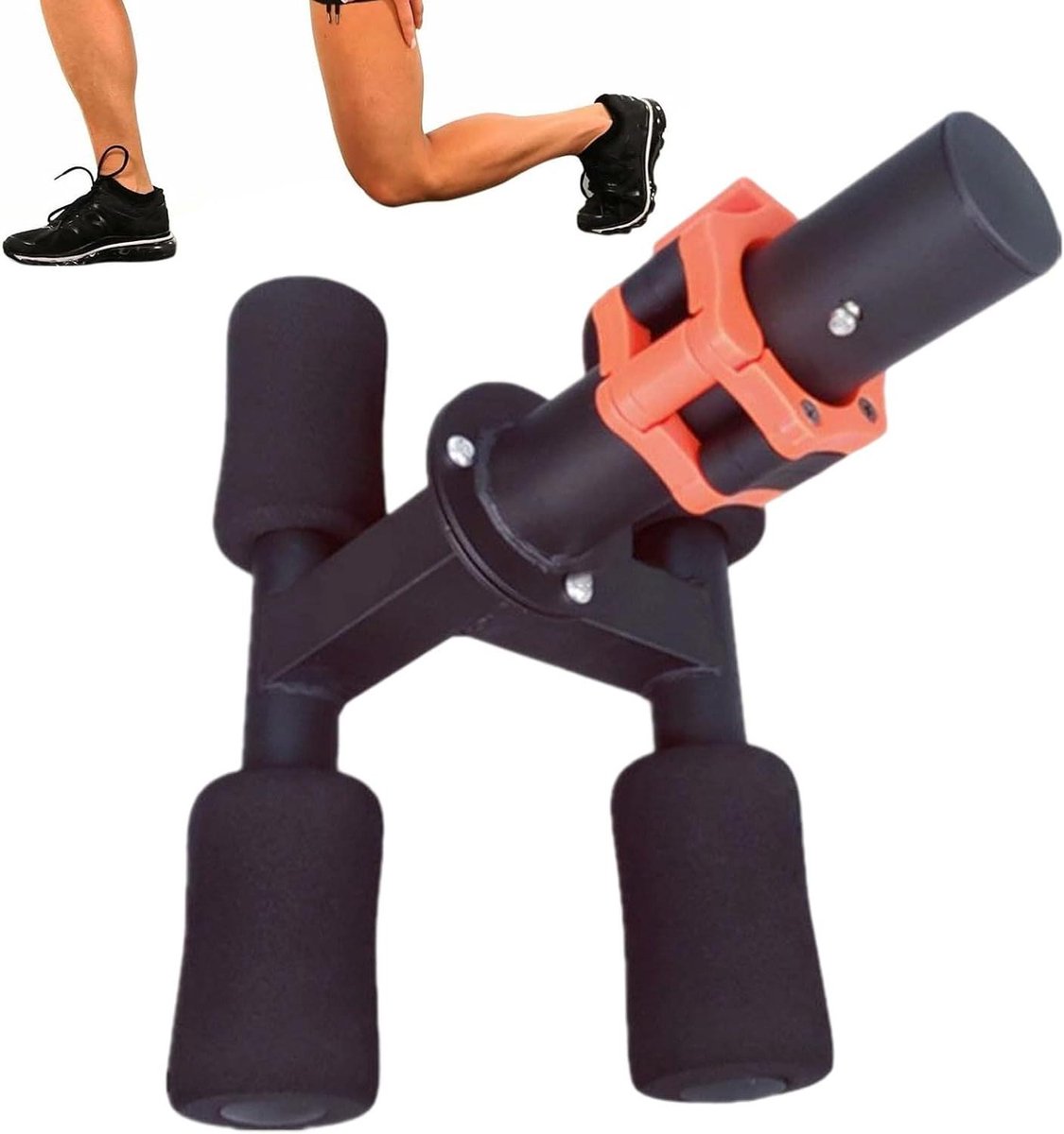 Tibialis Trainer - Beentrainingsapparaat Spierversterking - Enkel Stabiliteit - Dubbele Bevestiging - 36x25x20 cm - Zwart