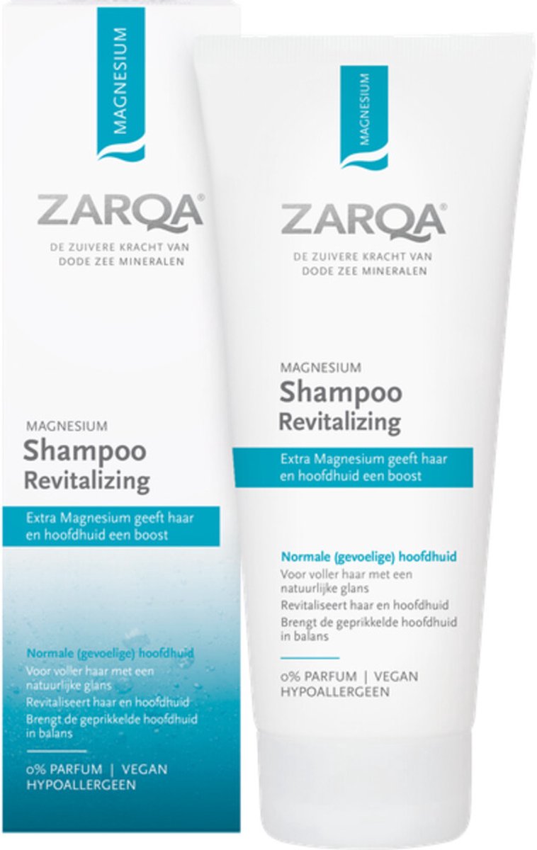 Zarqa - Magnesium Revitalizing Shampoo - 2 x 200 ml - Voordeelverpakking
