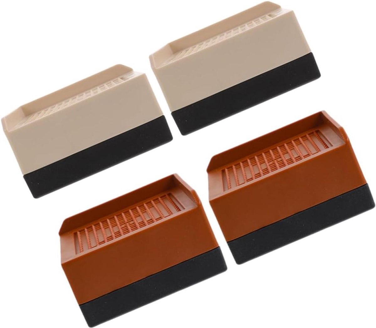 Meubelverhogers - Bedverhogers - Meubels Verhogen - Antislip Pads - 8.5x8.5x5cm - Diverse kleuren