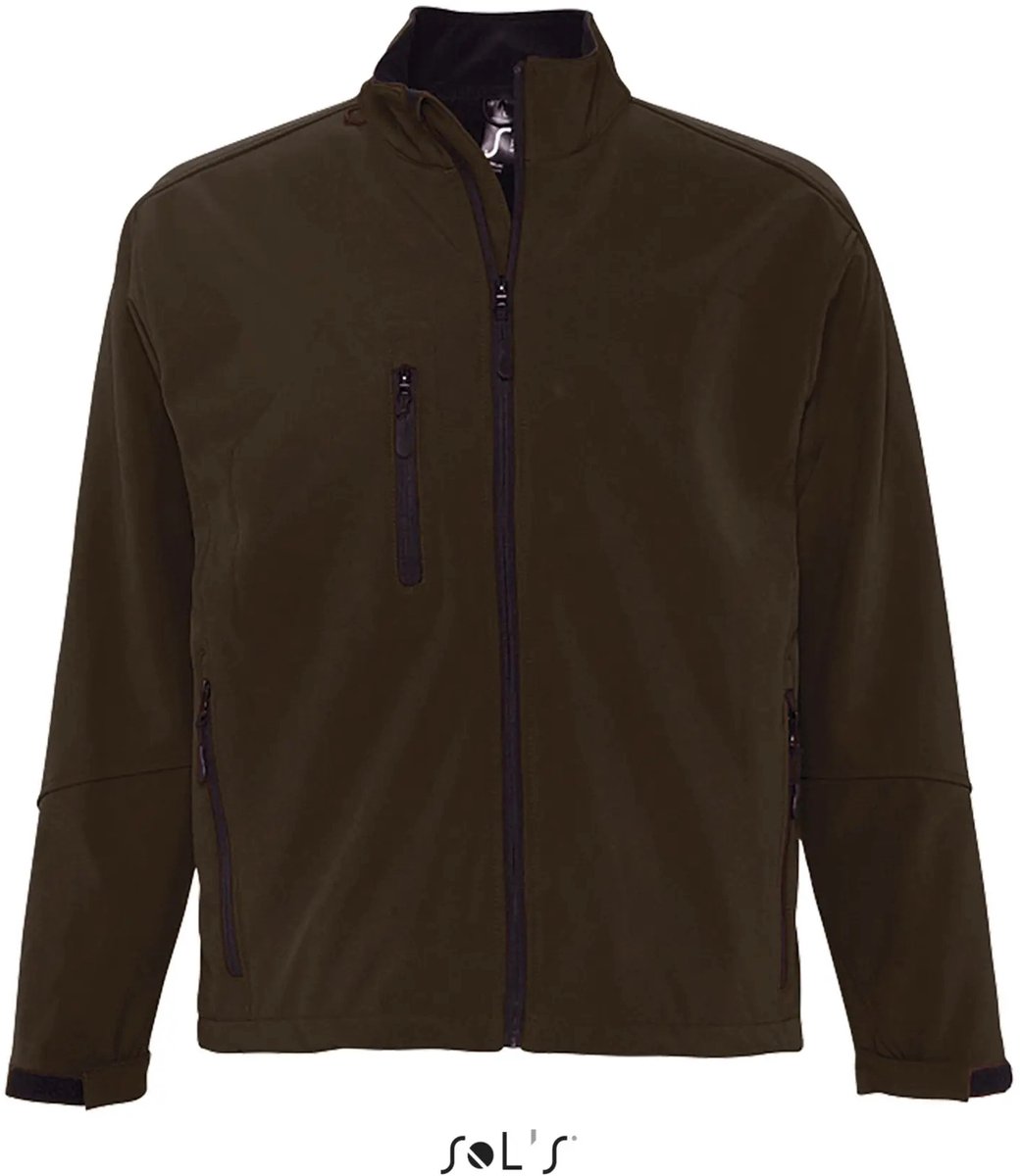 SOL'S Men´s Softshell Jacket Relax L866 - Dark Chocolate - L