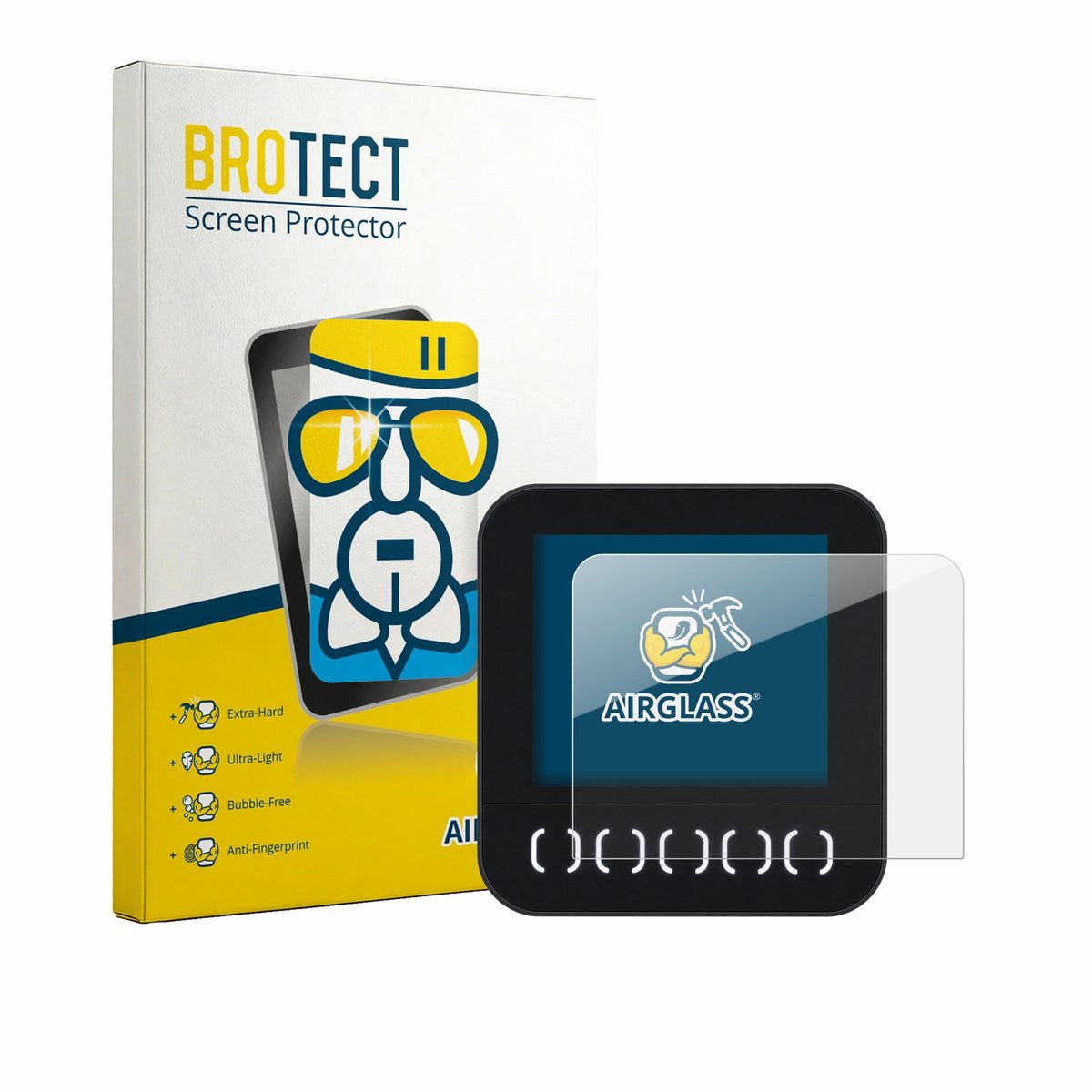 Screenprotector voor Först TR8D Beschermglas transparant