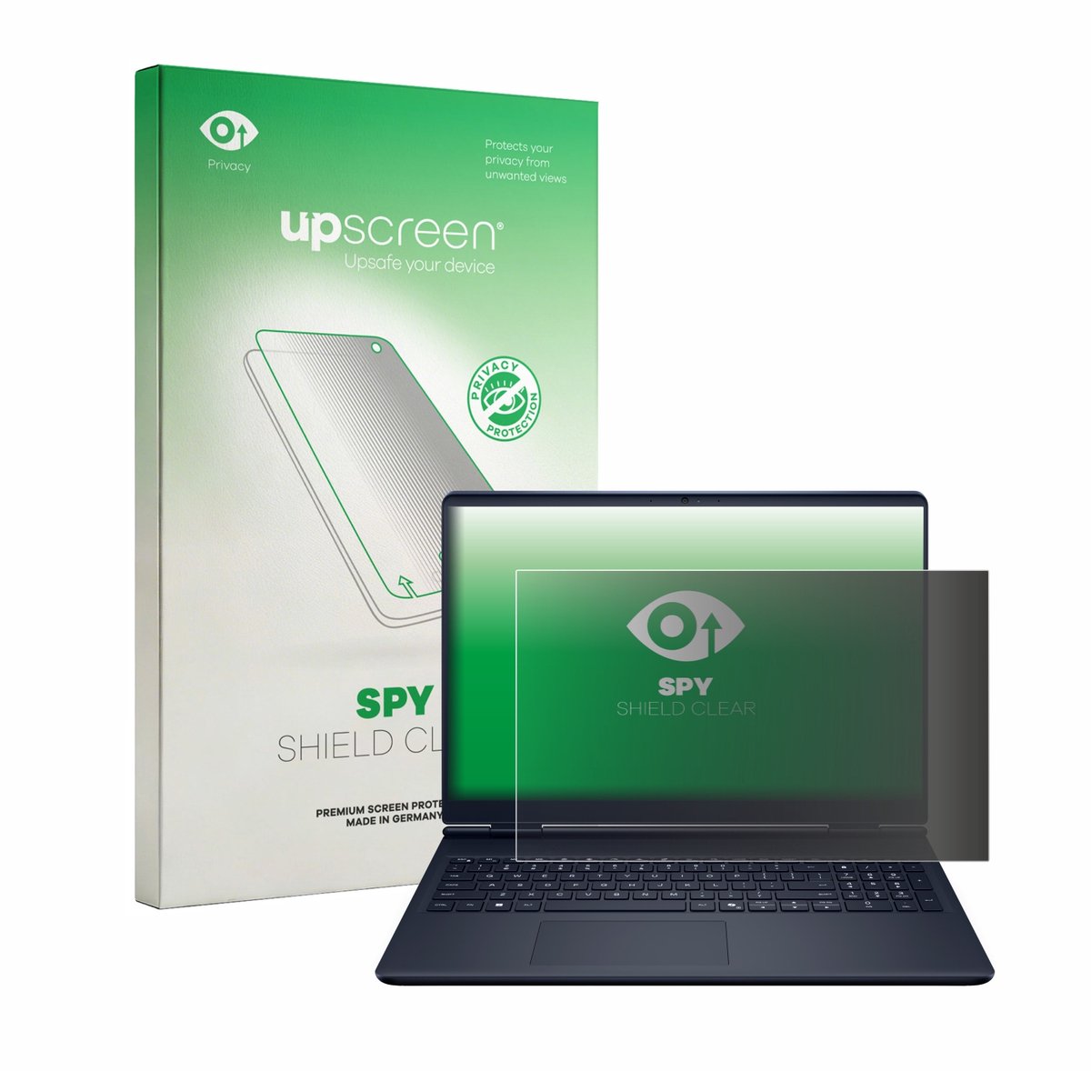 upscreen - privacy screenprotector voor Dell Alienware 16 Aurora - Folie Beschermfolie Blauwlichtfilter