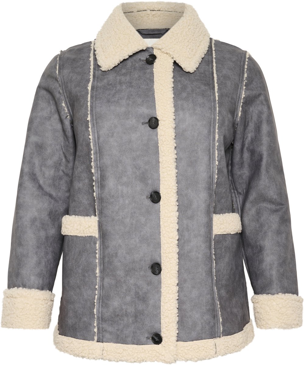 Damesfleece KAFFE Curve Shirla