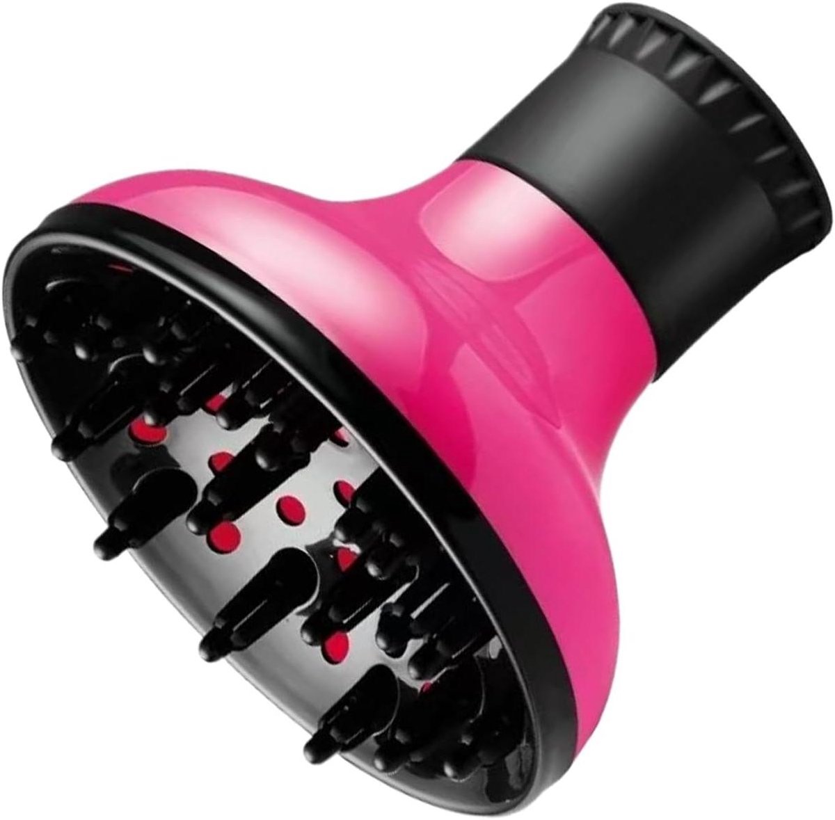 Diffuser Krullend Haar - Haardroger Opzetstuk - Volume Creëren - Honingraat Ontwerp - 15.3 cm - Zwart