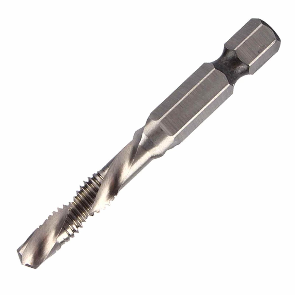 Combinatieboortap - Boor- en Tapset - Metaal Bewerken - Zelfcentrerend Punt - M6 x 1 - Zilver