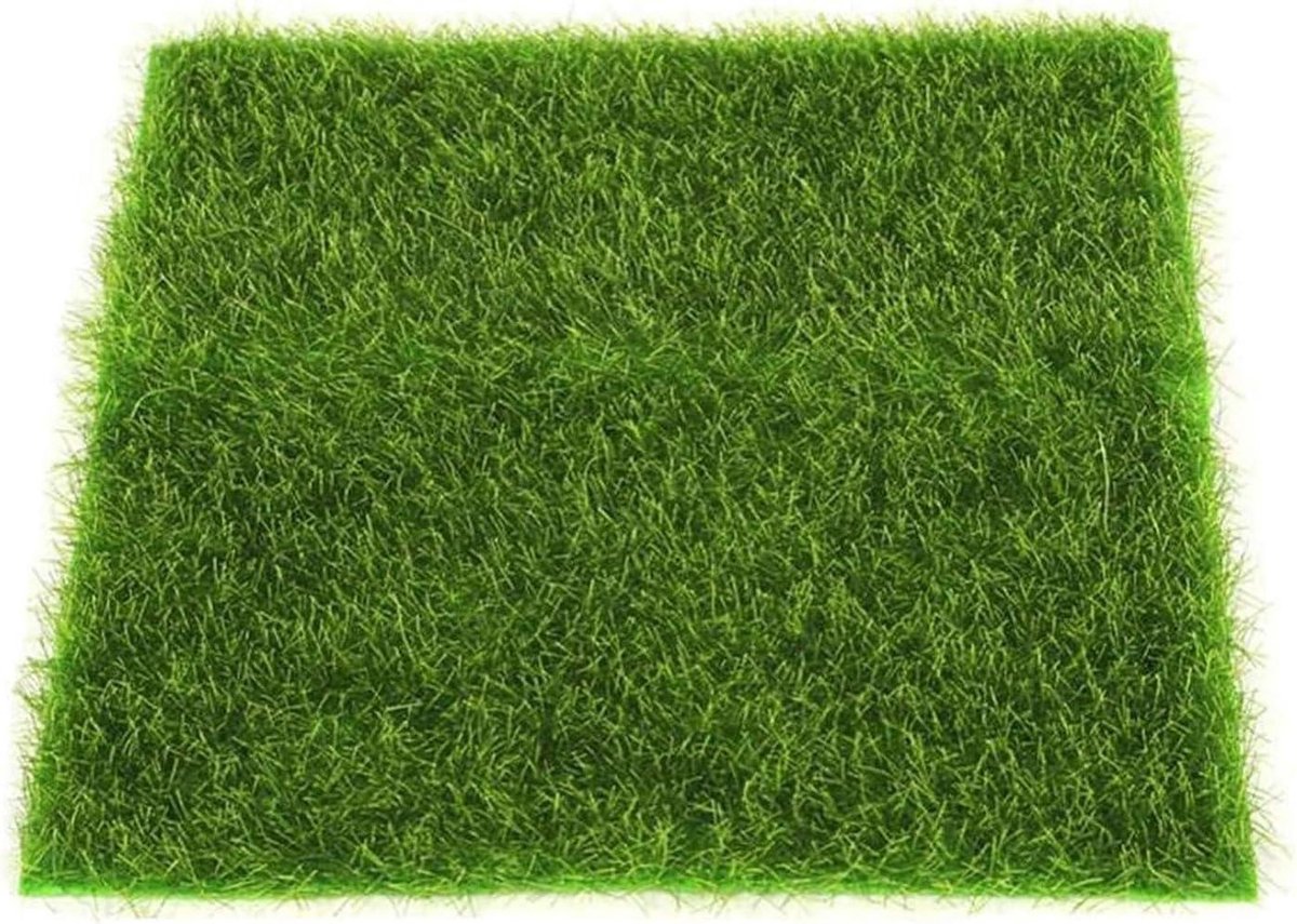 Kunstgras Tegels - Synthetisch Gazon - Buitenruimte Aankleden - UV-bestendig Weerbestendig - 50 x 50 cm - Groen