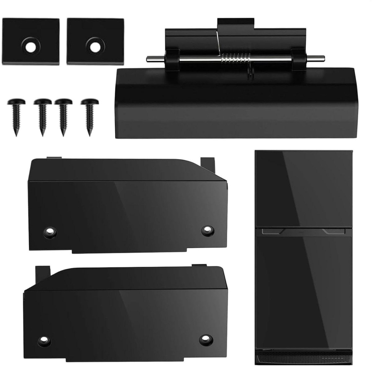 Vriezer Deur Vergrendeling - Koelkast Slot Clip - Apparaat Reparatie - Slijtvaste Constructie - 13x5.9x4.9cm - Wit
