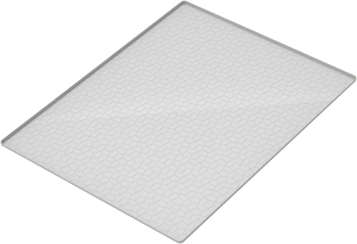 Kattenbakmat - Kattentapijt - Vloer Beschermen - Morsbestendige Barrière - 56 x 56 cm - Grijs
