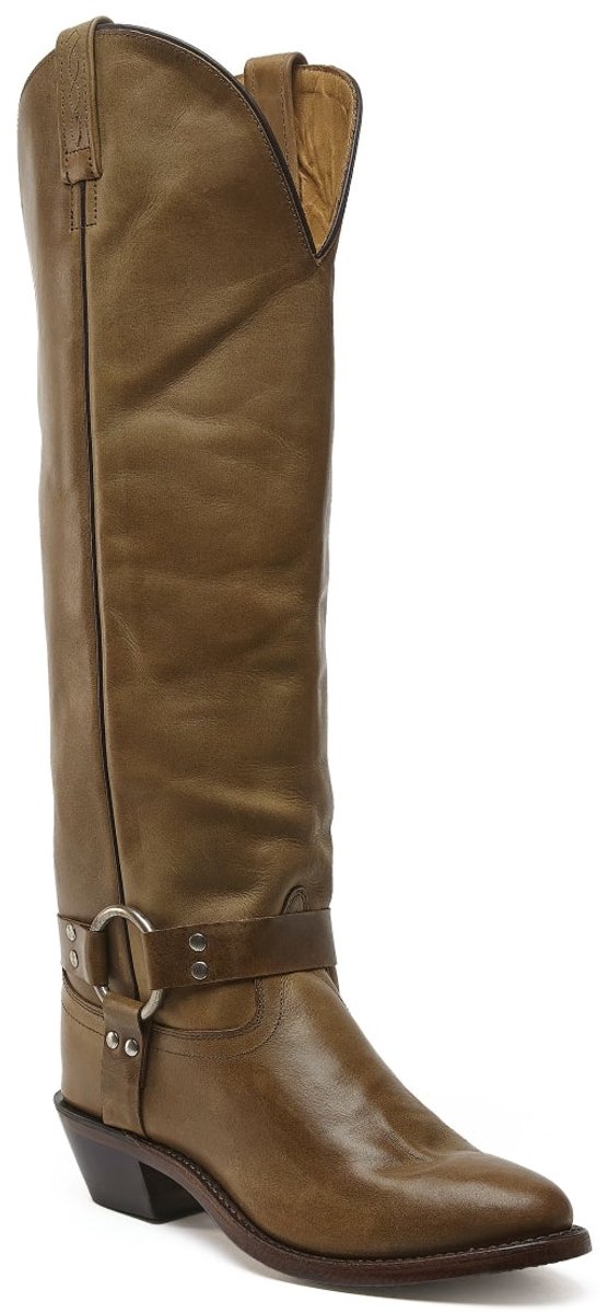 Bootstock Jacky Camel High Cowboylaarzen - Dames - Camel - Leer
