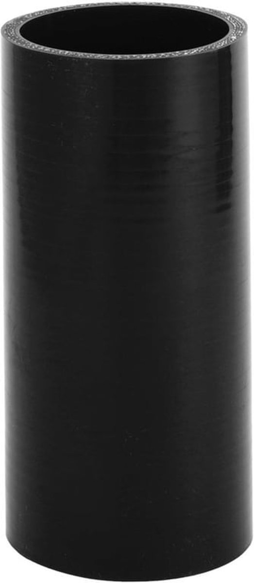 Koelslang Siliconen 150 mm - Binnendiameter 60 mm - Meerlaags Weefsel - Temperatuurbestendig tot 300 °C - Zwart - Schokbestendig - Siliconenslang