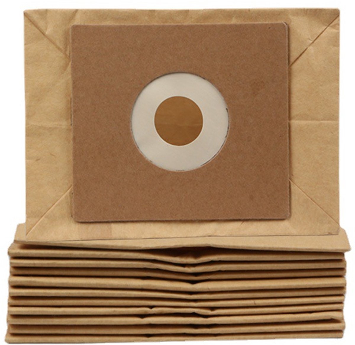 Geschikt voor Midea & Haier vacuum cleaner paper dust bags QW12t-607/QZ11A universal kraft paper dust bag consumable, containing 10 dust bags.