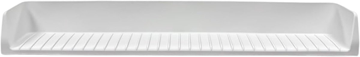Spatbescherming met zuignappen - Badkamer organizer - Veilig badderen - Voedselveilige siliconen - 80 x 11.5 x 9.7 cm - Grijs