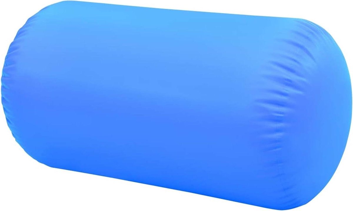 Opblaasbare Gymnastiek Rol - Air Track Cilinder - Gymnastiek Training - Hoge Dichtheid PVC - 120x75 cm - Blauw