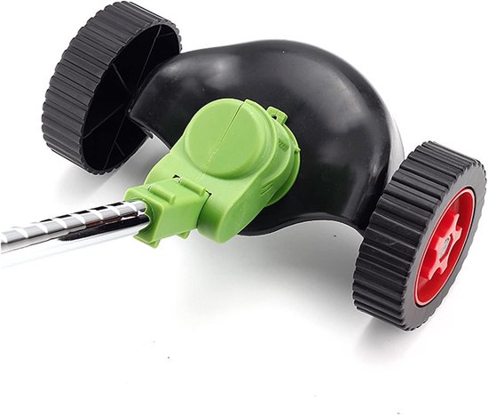 Heggenschaar accessoire - Grastrimmer wielen - Netjes gazonranden - 180 graden draaibaar - 15 cm wielmaat - Zwart — afbeelding 5